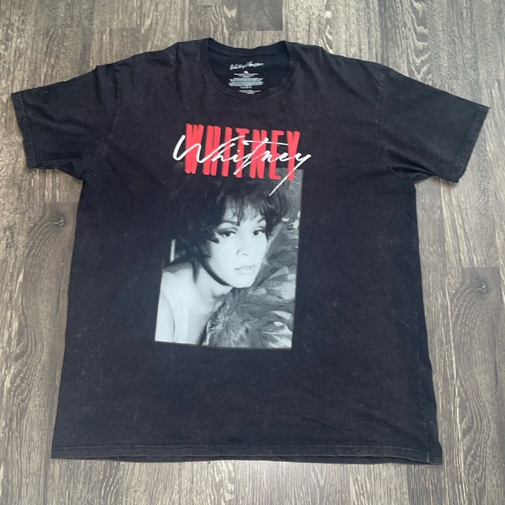 Whitney Houston Black XL Tee